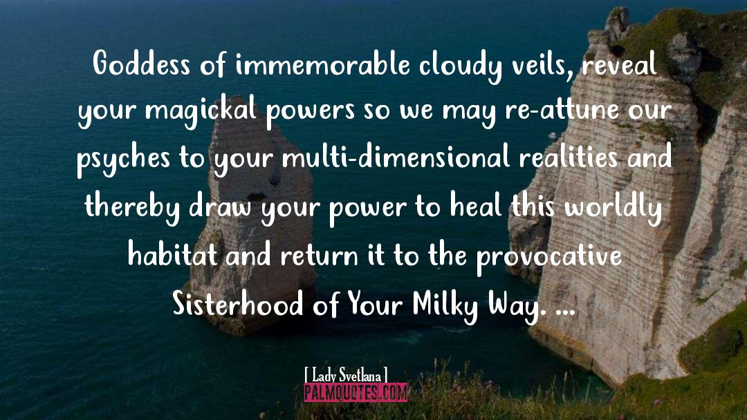 Multi Dimensionality quotes by Lady Svetlana