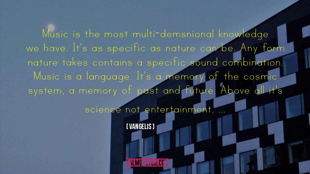 Multi Dimensionality quotes by Vangelis