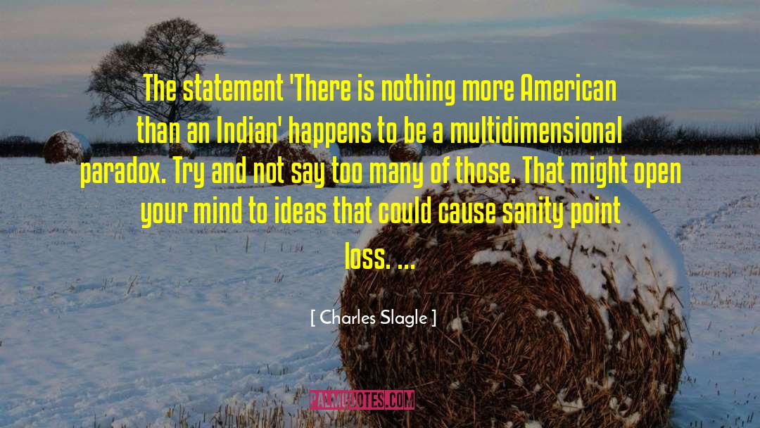 Multidimensional quotes by Charles Slagle