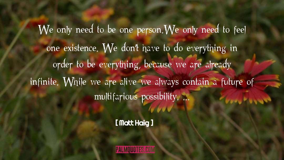 Multifarious quotes by Matt Haig