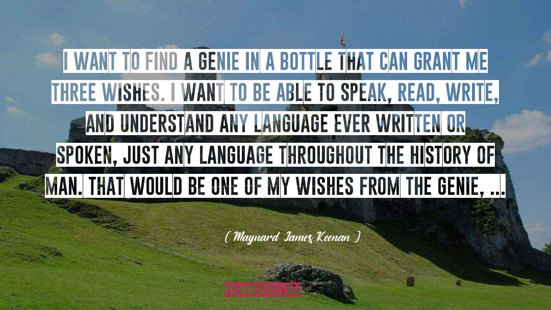 Multilingual quotes by Maynard James Keenan