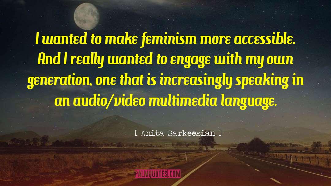 Multimedia quotes by Anita Sarkeesian