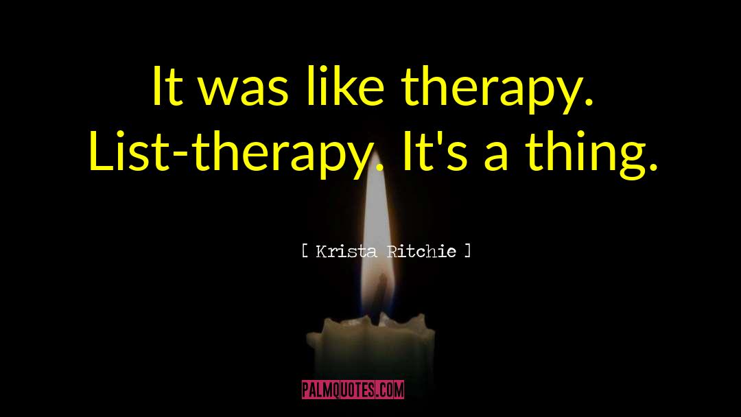 Multimodal Therapy quotes by Krista Ritchie