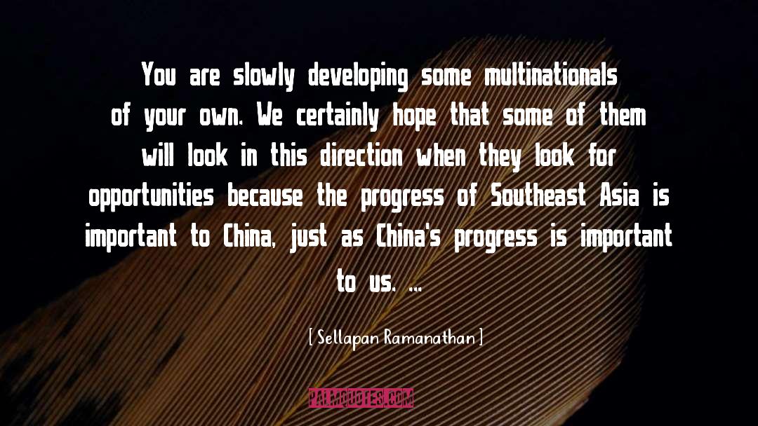 Multinationals quotes by Sellapan Ramanathan