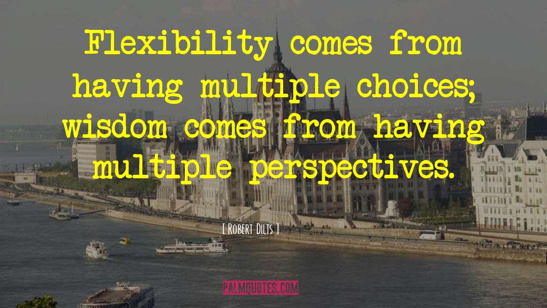 Multiple Choice quotes by Robert Dilts