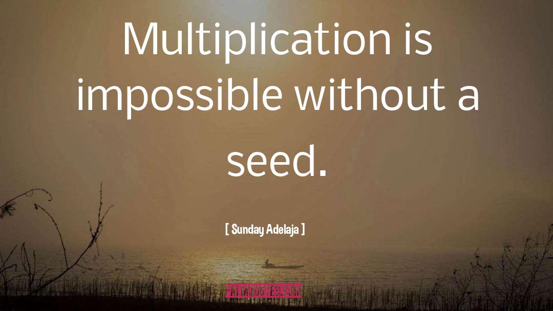 Multiplication quotes by Sunday Adelaja