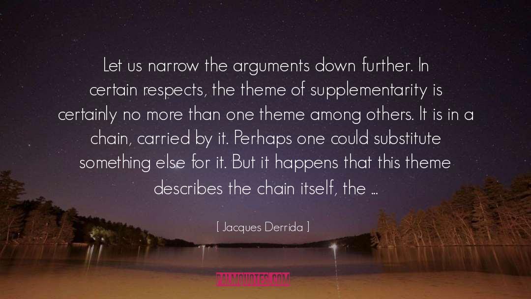 Multiplied quotes by Jacques Derrida