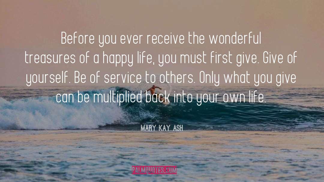 Multiplied quotes by Mary Kay Ash
