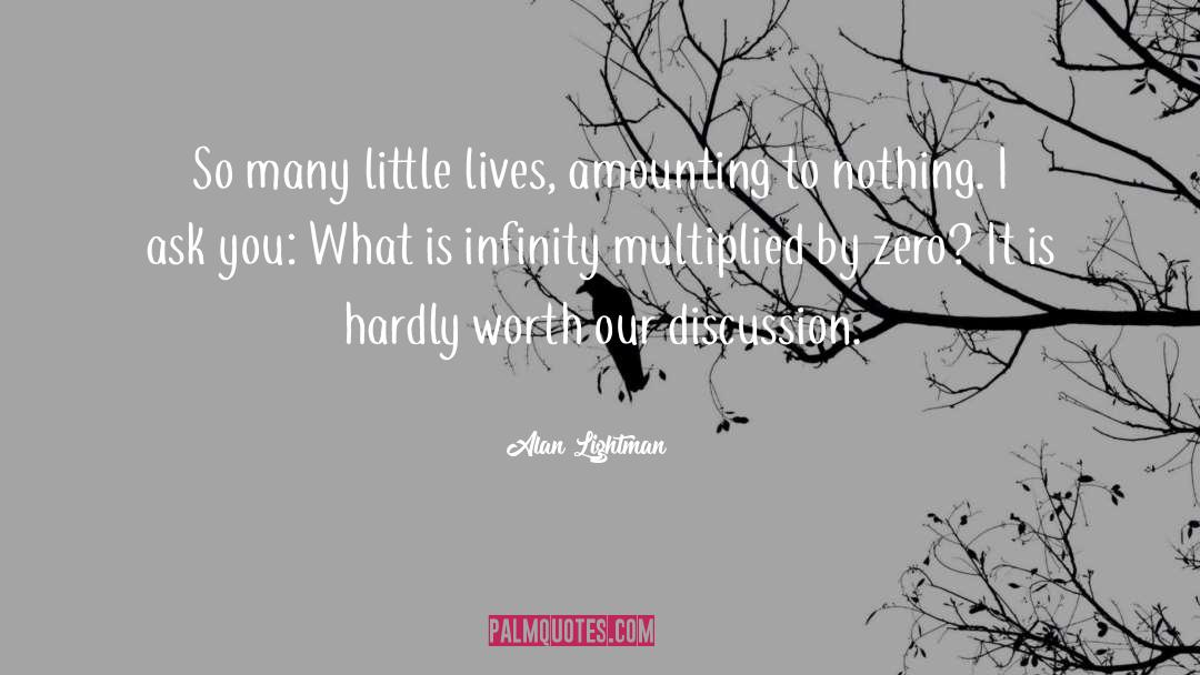 Multiplied quotes by Alan Lightman