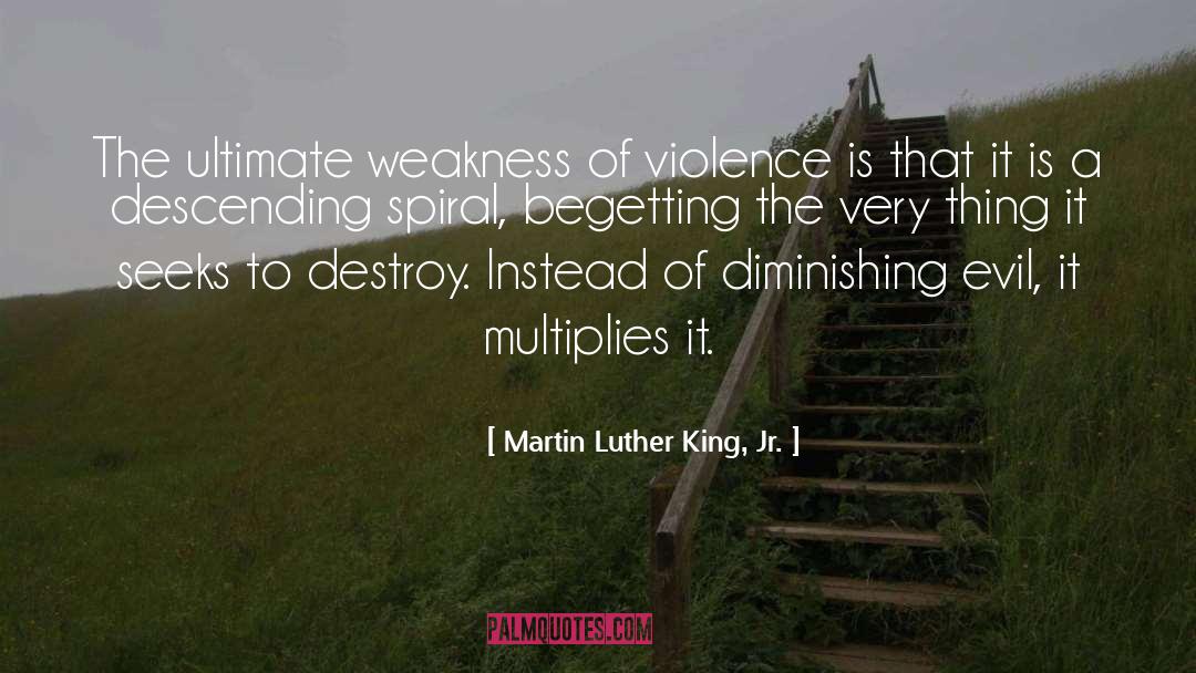 Multiplies quotes by Martin Luther King, Jr.