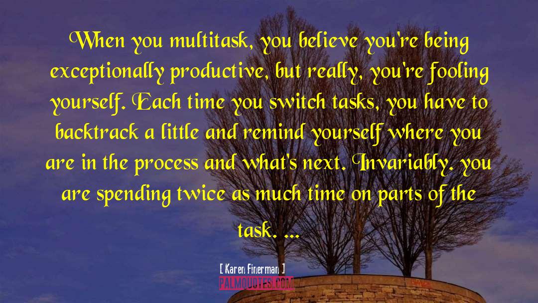 Multitask quotes by Karen Finerman