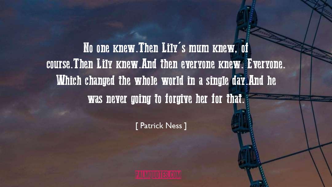 Mum And Bub quotes by Patrick Ness