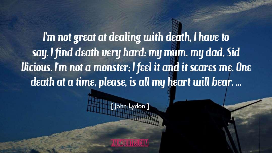 Mum Death quotes by John Lydon