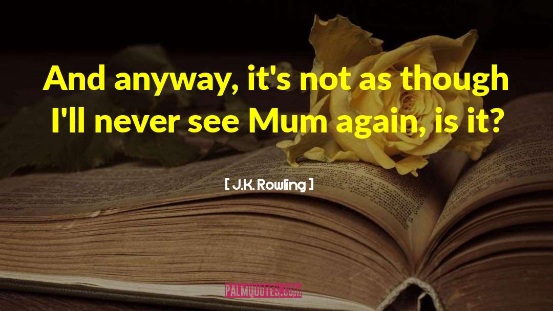 Mum Death quotes by J.K. Rowling