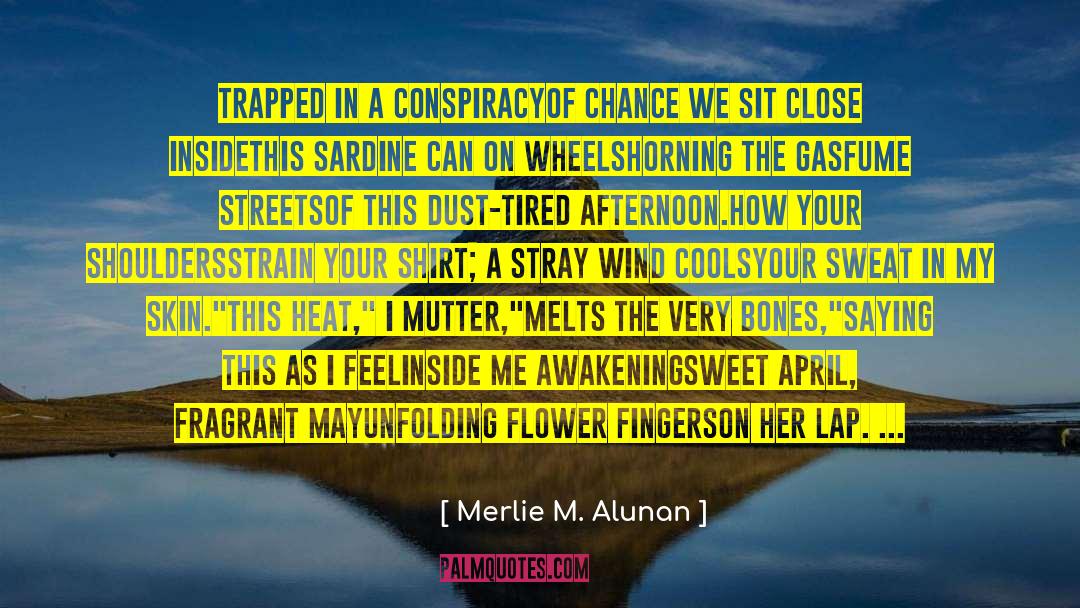 Mum S Lap quotes by Merlie M. Alunan