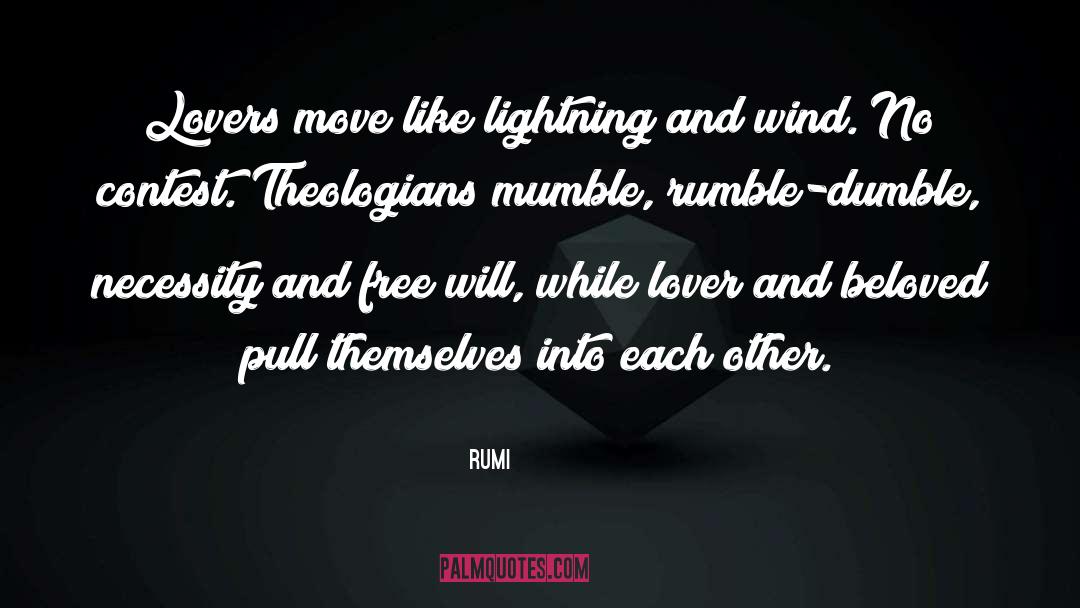 Mumble quotes by Rumi