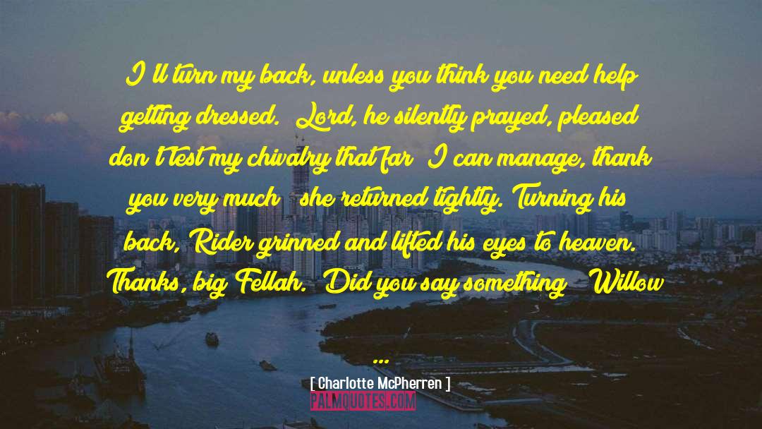 Mumble quotes by Charlotte McPherren