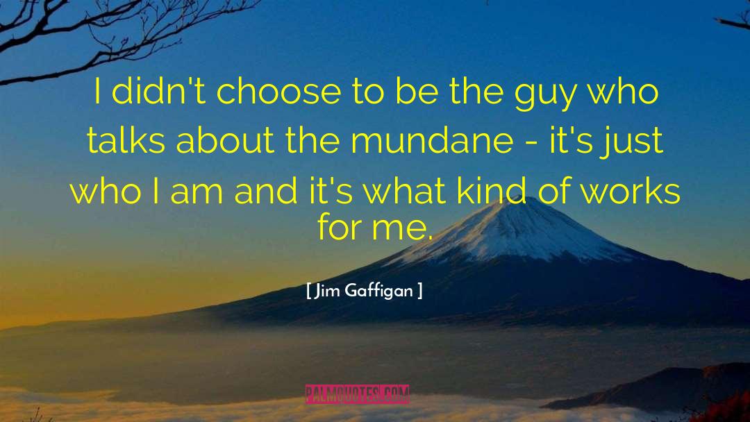 Mundane quotes by Jim Gaffigan