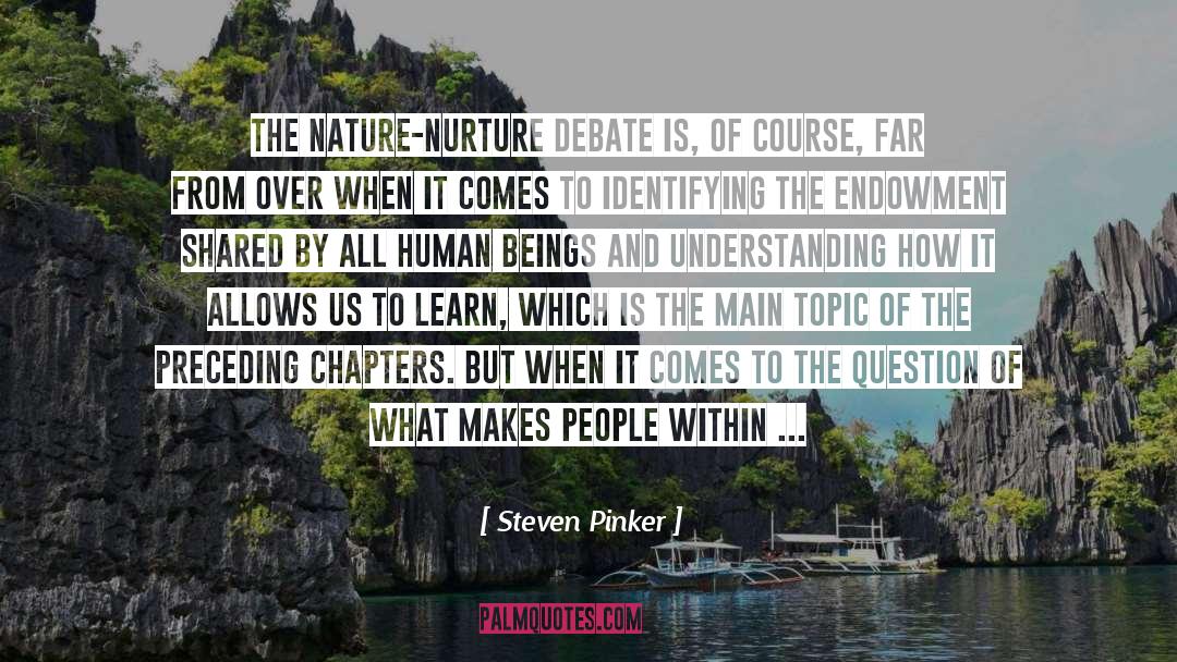 Mundugumor Society quotes by Steven Pinker