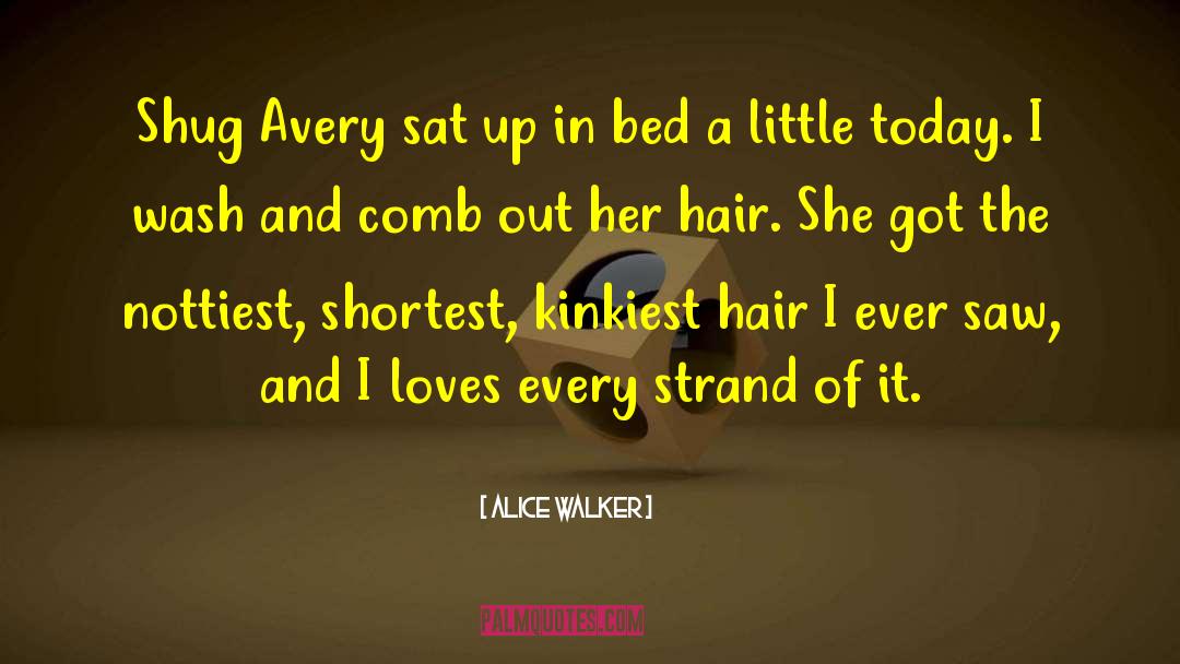 Muniyamma Hair quotes by Alice Walker