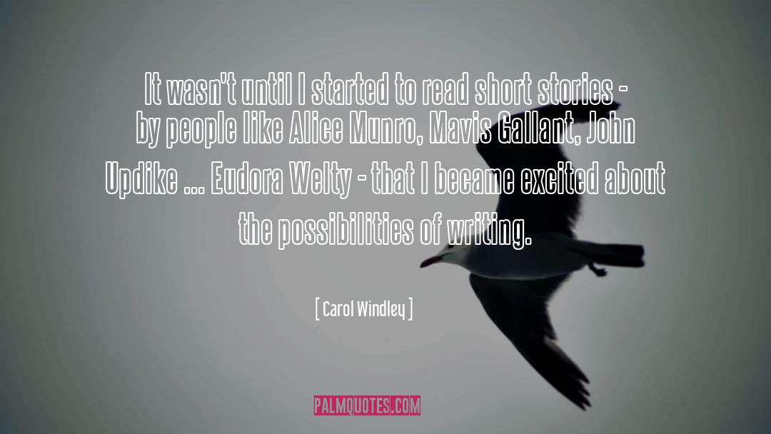 Munro quotes by Carol Windley