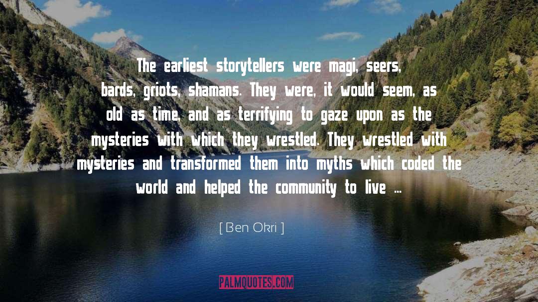 Murder Mysteries quotes by Ben Okri