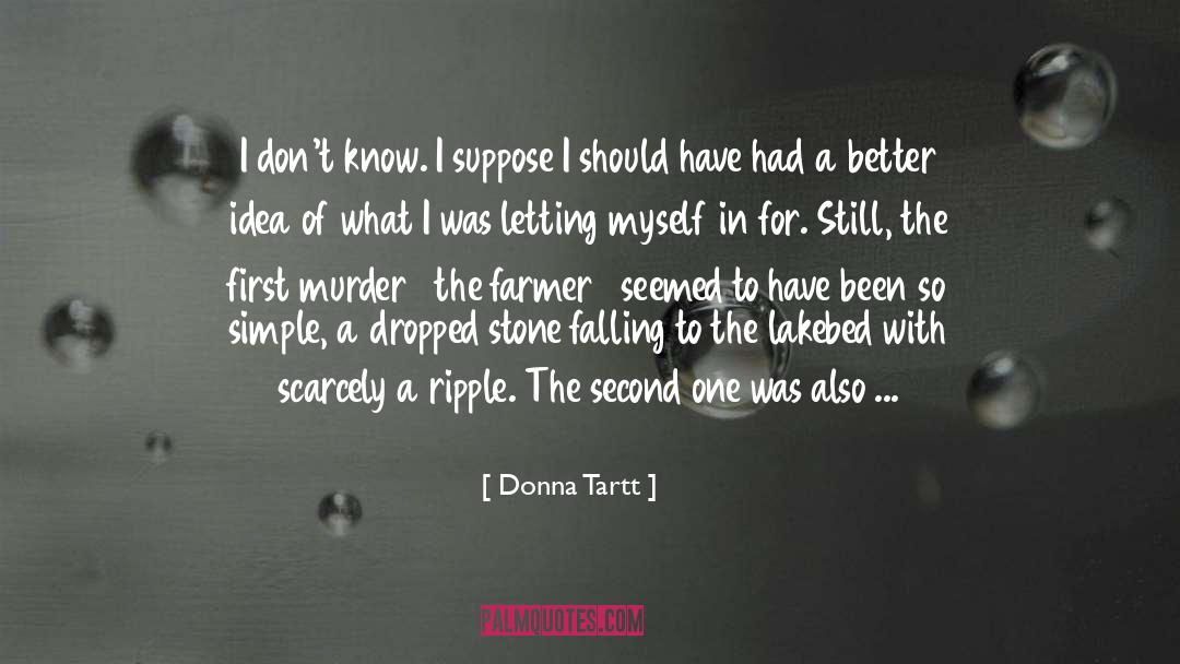 Murder quotes by Donna Tartt