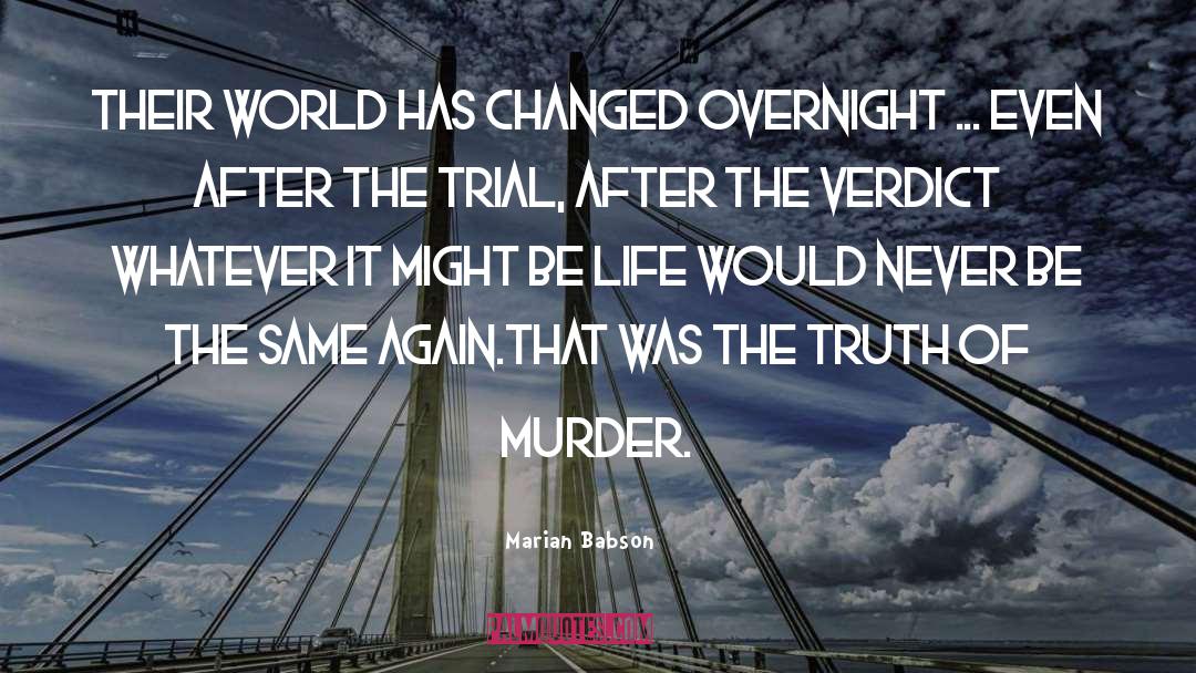 Murder Trial quotes by Marian Babson