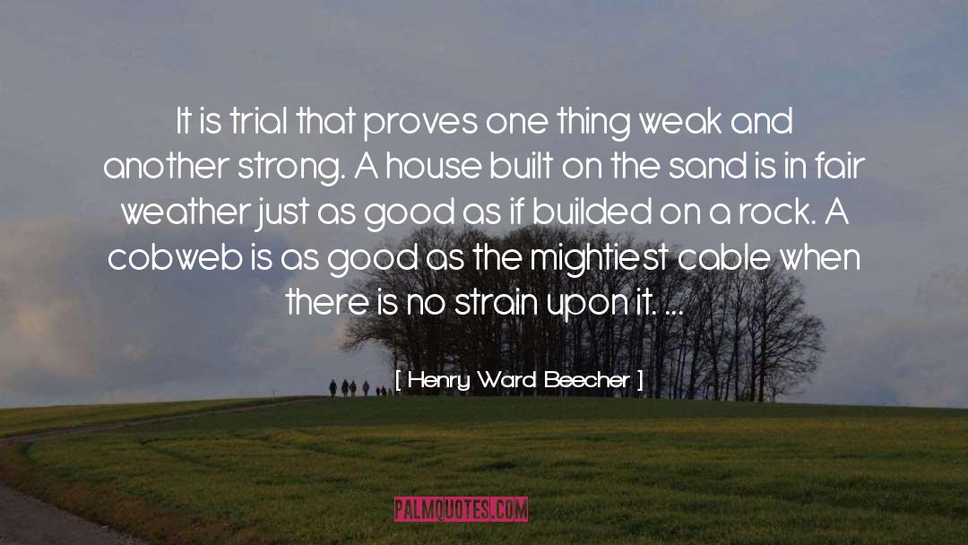 Murder Trial quotes by Henry Ward Beecher