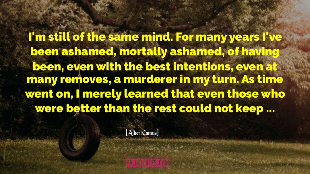 Murderer quotes by Albert Camus