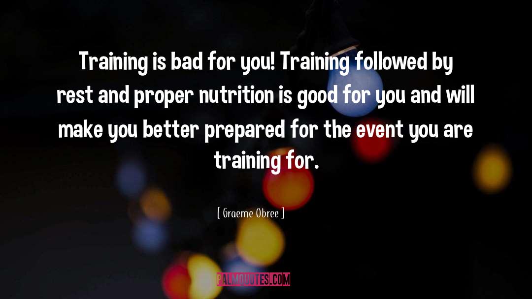 Mure Nutrition quotes by Graeme Obree