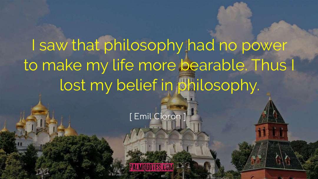 Murph Philosophy quotes by Emil Cioran