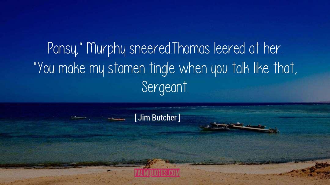 Murphy quotes by Jim Butcher