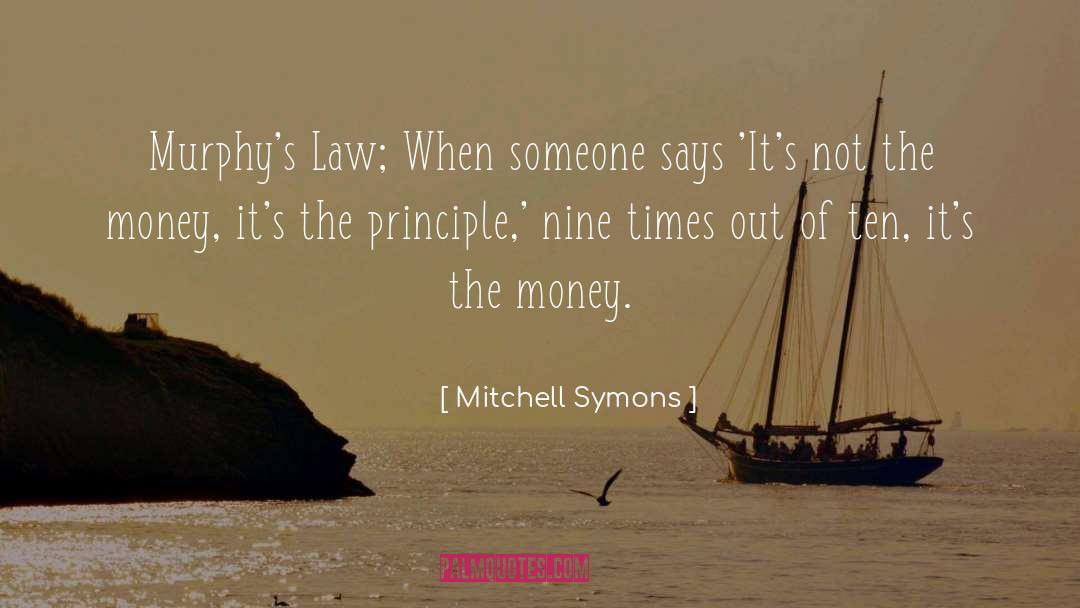 Murphys Law quotes by Mitchell Symons