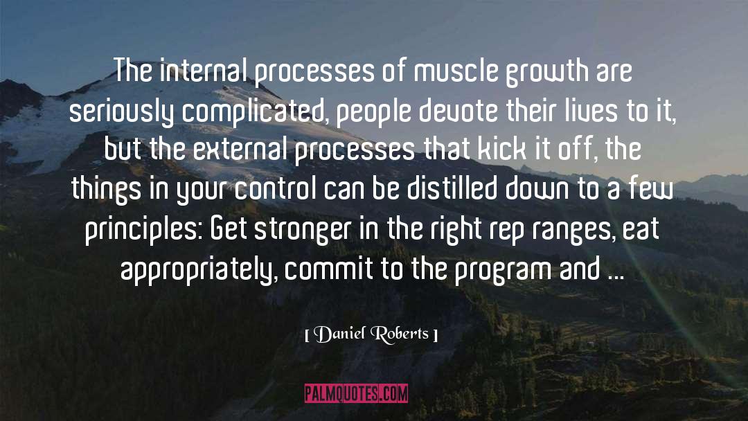 Muscle Building quotes by Daniel Roberts