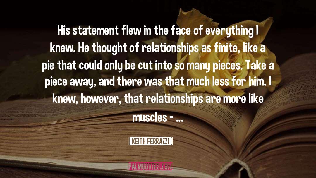 Muscles quotes by Keith Ferrazzi