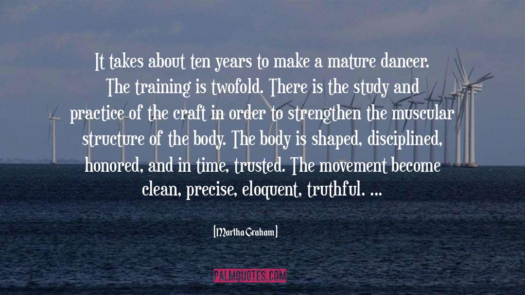 Muscular quotes by Martha Graham