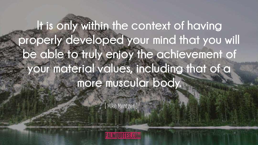 Muscular quotes by Mike Mentzer