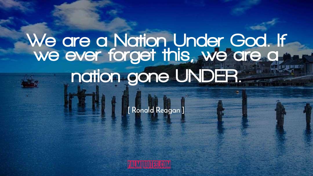 Muse Forget quotes by Ronald Reagan