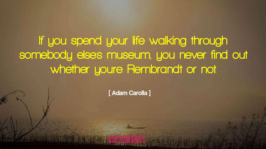 Museum Diversity quotes by Adam Carolla