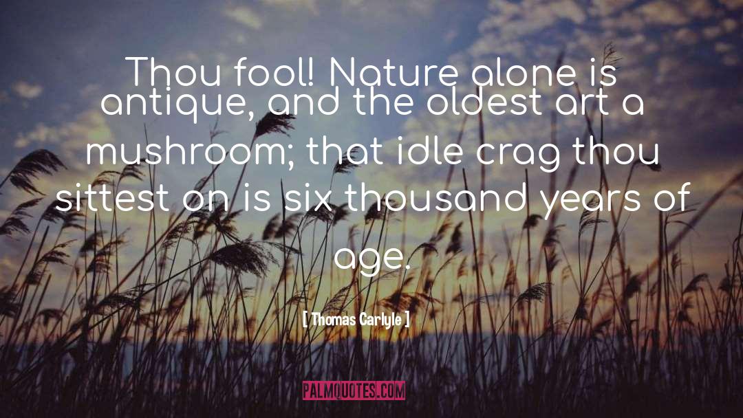 Mushroom quotes by Thomas Carlyle