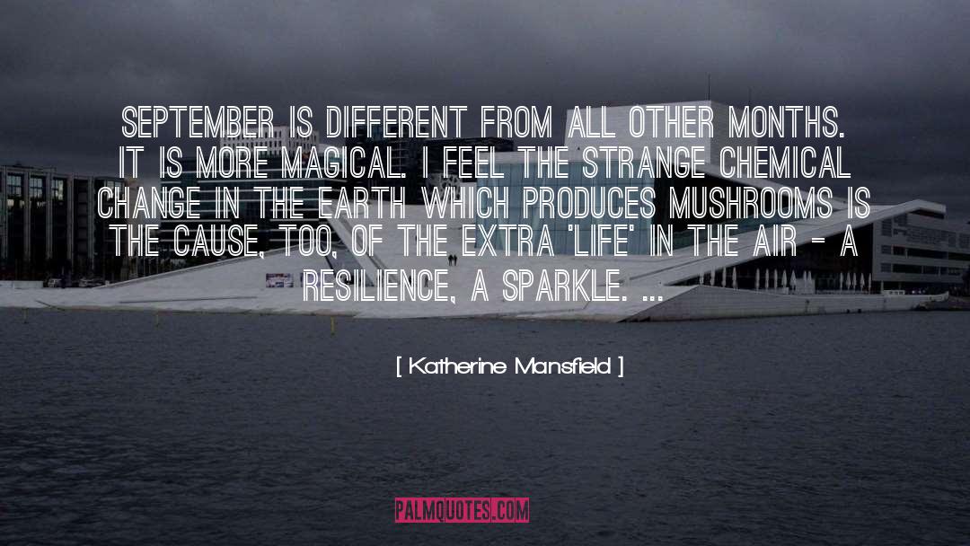 Mushrooms quotes by Katherine Mansfield