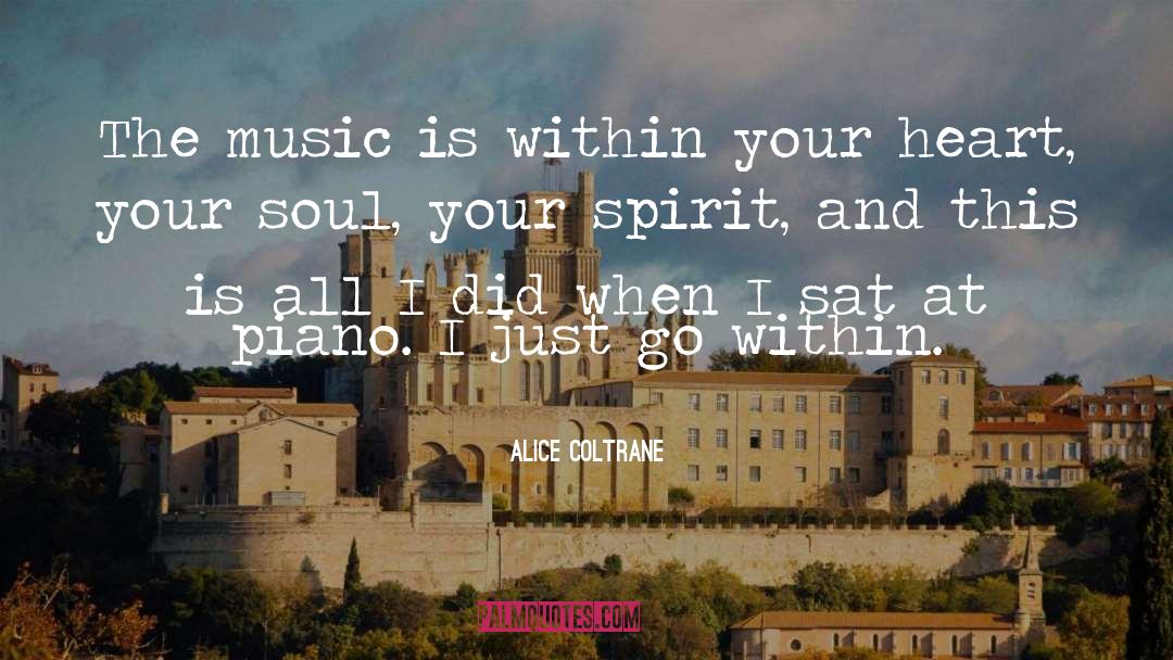 Music And Lyrics quotes by Alice Coltrane