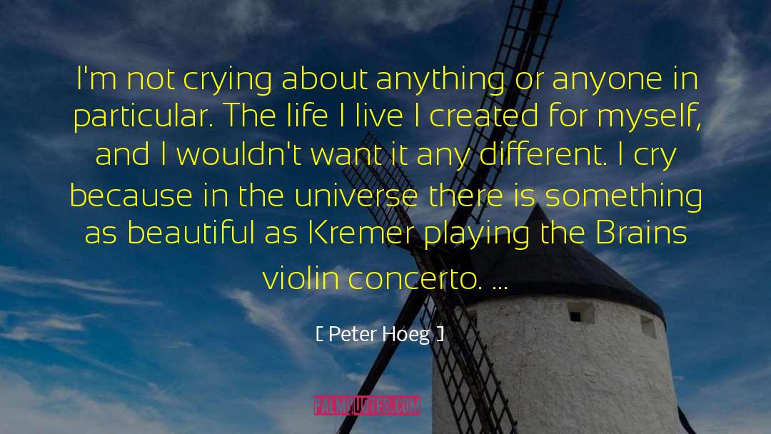 Music Beauty Emotion quotes by Peter Hoeg