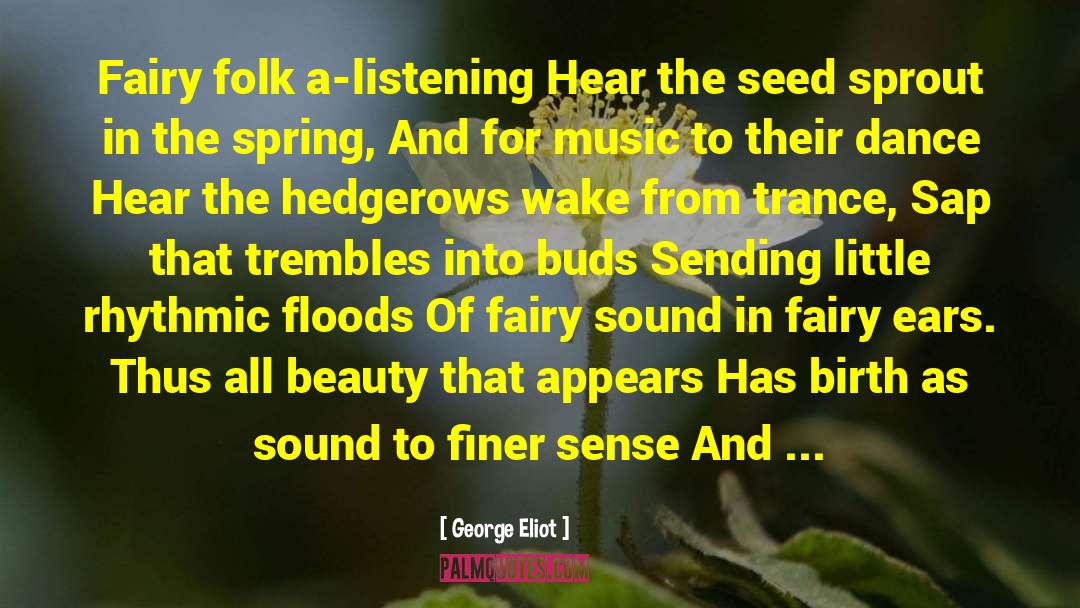 Music Beauty Emotion quotes by George Eliot