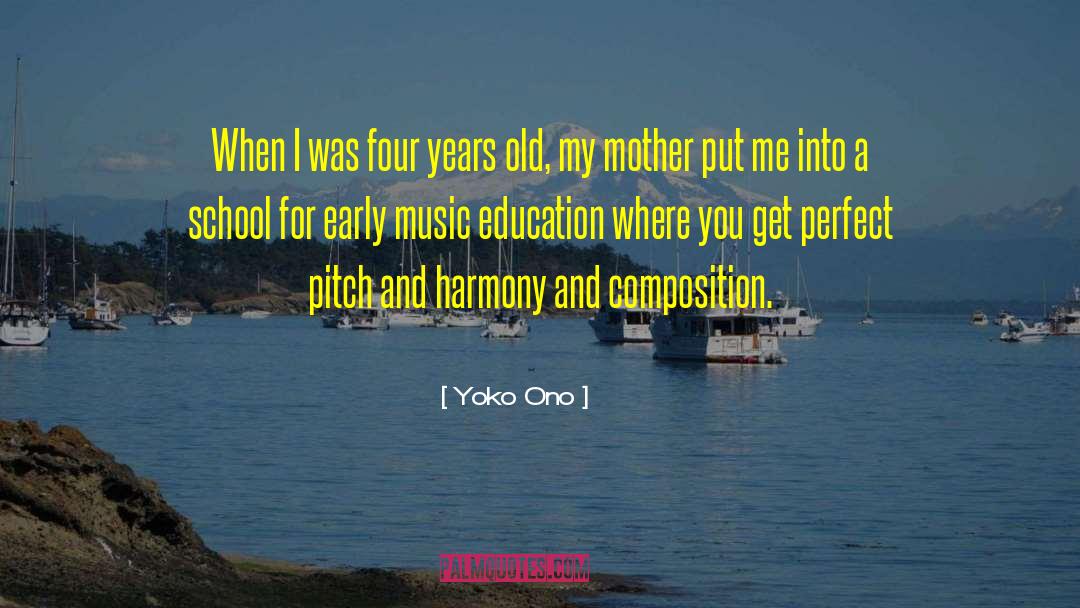 Music Education quotes by Yoko Ono