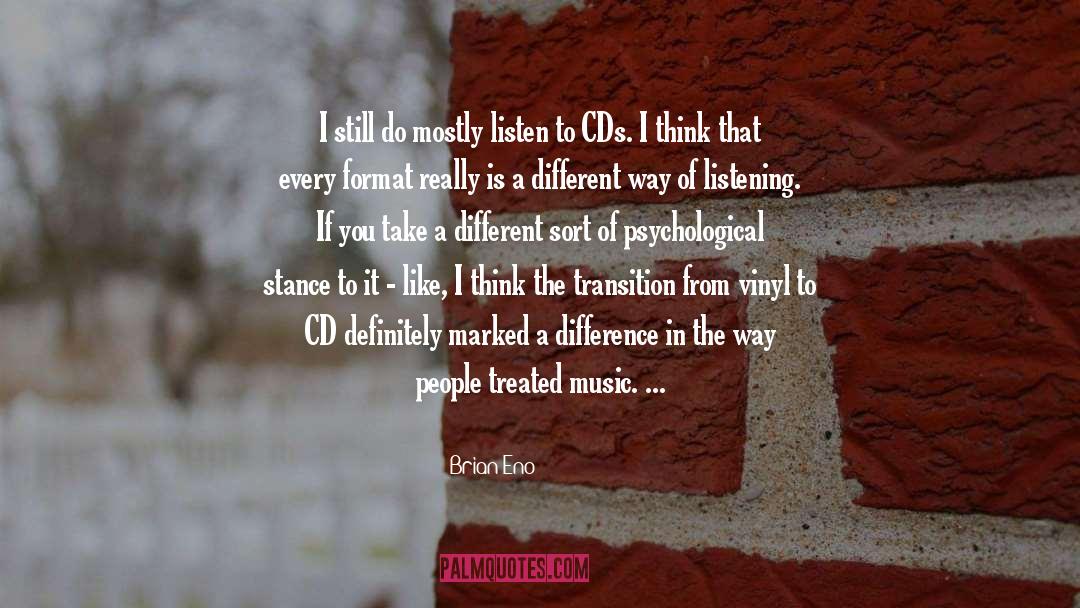 Music Fans quotes by Brian Eno