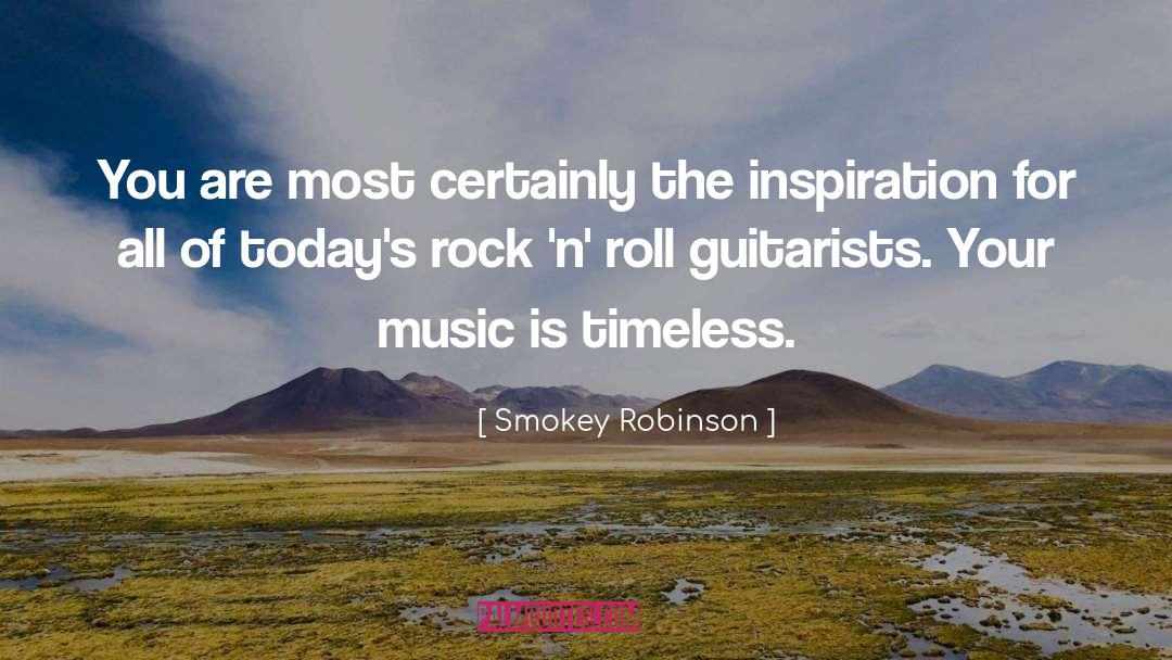 Music Genre quotes by Smokey Robinson