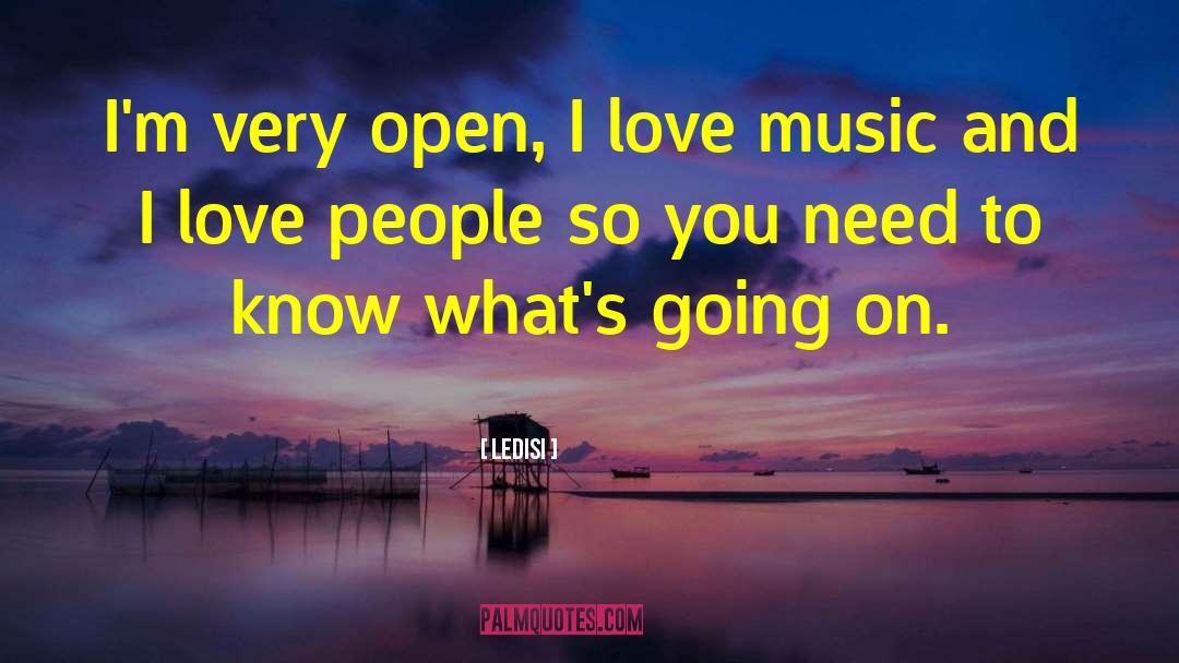 Music Love quotes by Ledisi