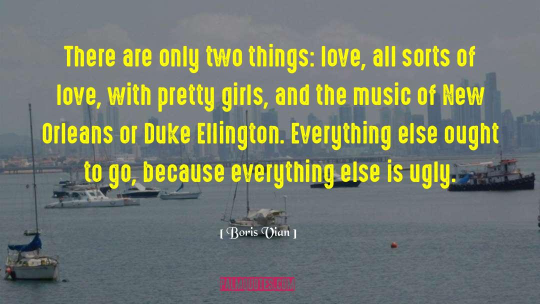 Music Love quotes by Boris Vian